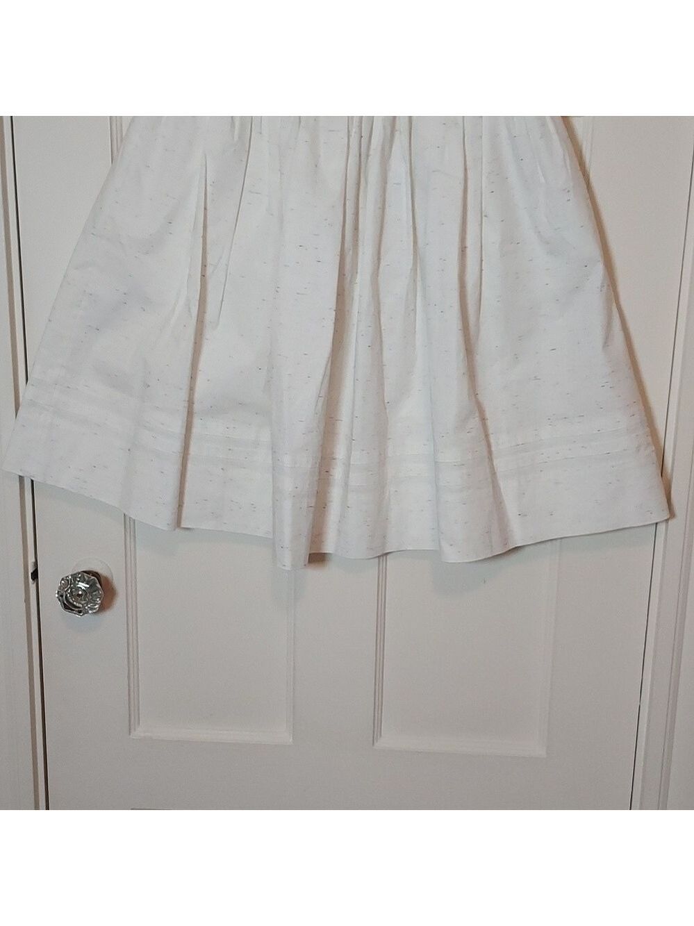 Marchen Speckled Full Skirt In Cream & Navy Size Medium — image 4 of 8